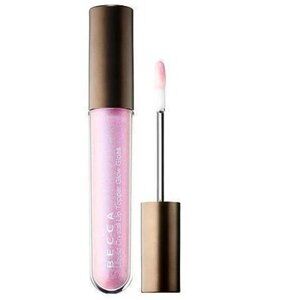 Becca Liquid Crystal Lip Topper Glow Gloss Amethyst Geode Shimmer Full SZ *USED
